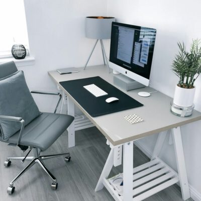 Strata Floating Executive Desk Angle 2